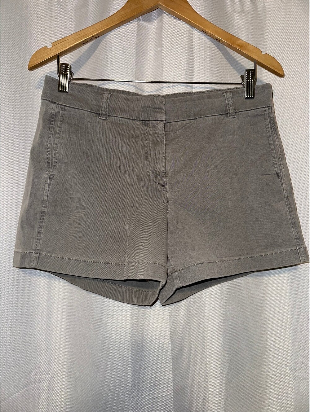 J.Crew Women's Gray Cotton Blend Casual Shorts Size 6